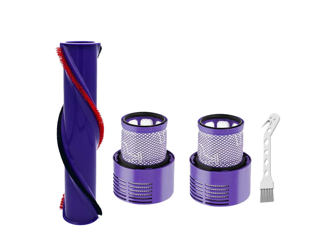 Kit de filtros de escova de rolo para dyson v10, limpador sem fio, barra de escova, rolo, robô, vassoura, acessórios