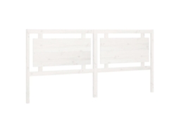 Cabeceira em Madeira by Pinho Maciça Branco MAISON EXCLUSIVE (205,5x4x100 cm)