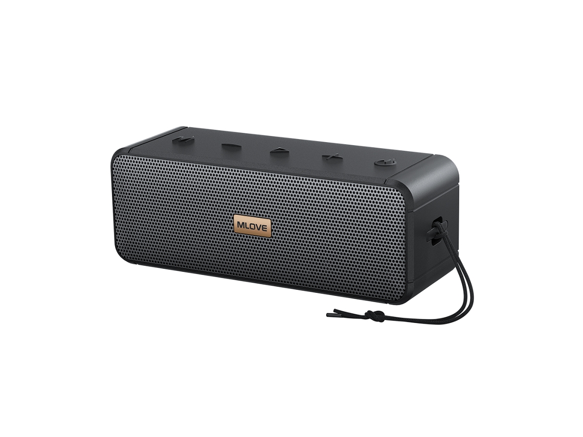 Caixa de Som Bluetooth MDUG à prova d'água IPX7, estéreo, 24h
