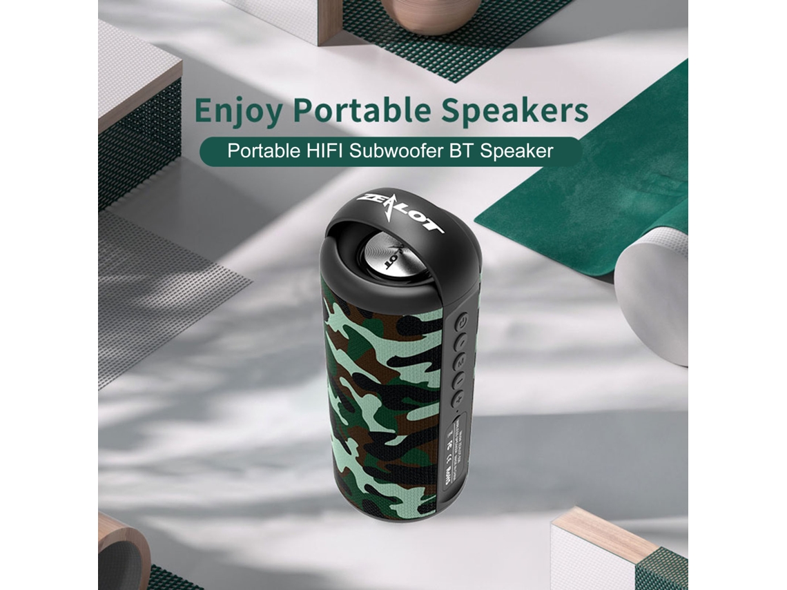 Coluna Bluetooth 5.0 Portátil Ipx7 1800mah