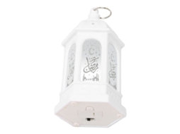 Lâmpadas Eid Mubarak Moroccan Led Brancas 6pcs