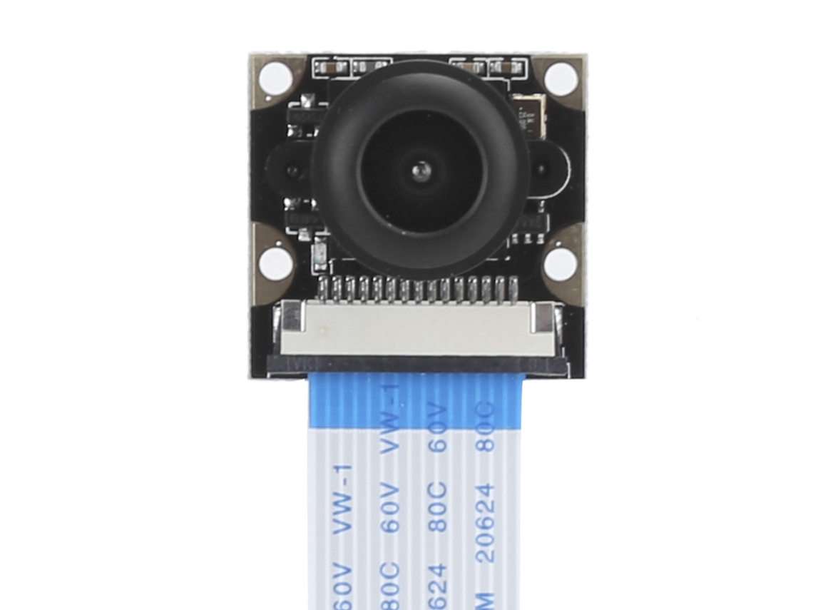 Mini Câmera De Visão Noturna 1080p 5mp Com Sensor Olho De Peixe De 130° Para Raspberry Pi 4b 3b 2b Brilvibera