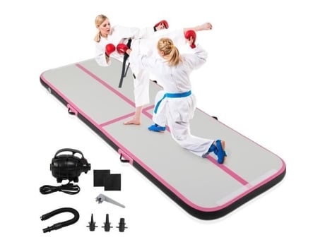 Tapete De Ginástica Inflável - 3m X 1m - Tapete De Fitness - Tapete De Tumbling
