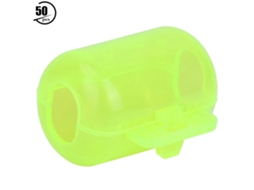 Capa Caixa Anzol Lula Amarelo Fluorescente 50pcs