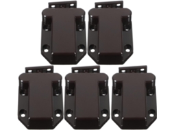 Conjunto De 5 Fechaduras De Segurança Para Armários Em Abs Com Sistema De Abertura Por Pressão E Bordas Arredondadas.