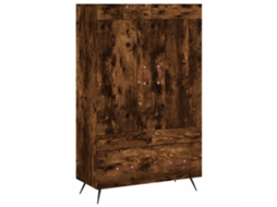 Armário Alto MAISON EXCLUSIVE Derivados de Madeira Carvalho Fumado (69,5x31x115 cm)