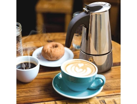 Cafeteira Italiana 300Ml Cafeteira Cafeteira Mocha com Filtro de Aço Inoxidável Moka Cafeteira para Escritório Expresso Cozinha Casa DLZAOAO