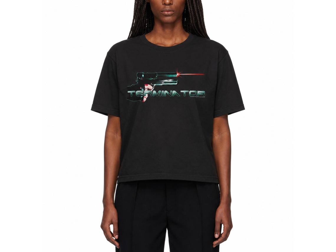 Rockinstone Terminator Blam Black Adult T-shirt Size:xxxl