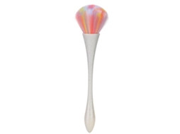 Escova removedora de pó Rebe-nail, escova cosmética, ferramenta para manicure (tipo 03, cabo prateado)