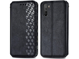 Suporte Função Kickstand para Huawei Huawei Mate 40 Lite HONGWE. Magnética com Porta-Cartões Preto