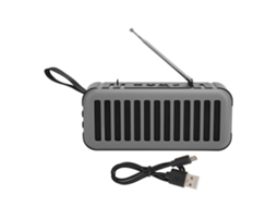 Caixa De Som Sem Fio Bluetooth Com Painel Solar