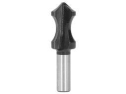 Broca De Router Com Cabo Redondo De 1/2 Polegada Para Fresar Madeira Ferramenta De Corte Diy Preta