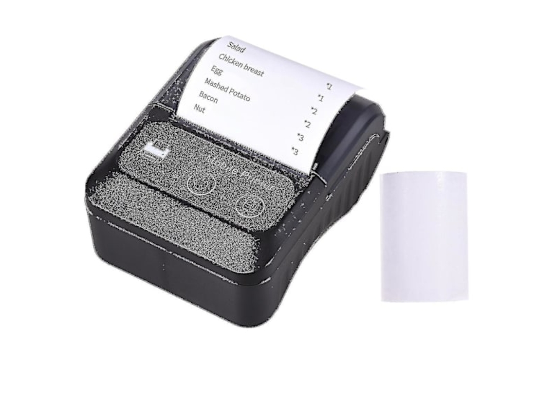 Impressora Portátil Térmica De Recibos Sem Fio Bluetooth, Mini Impressora De Recibos, Móvel Pos. Compatível Com Esc/pos.