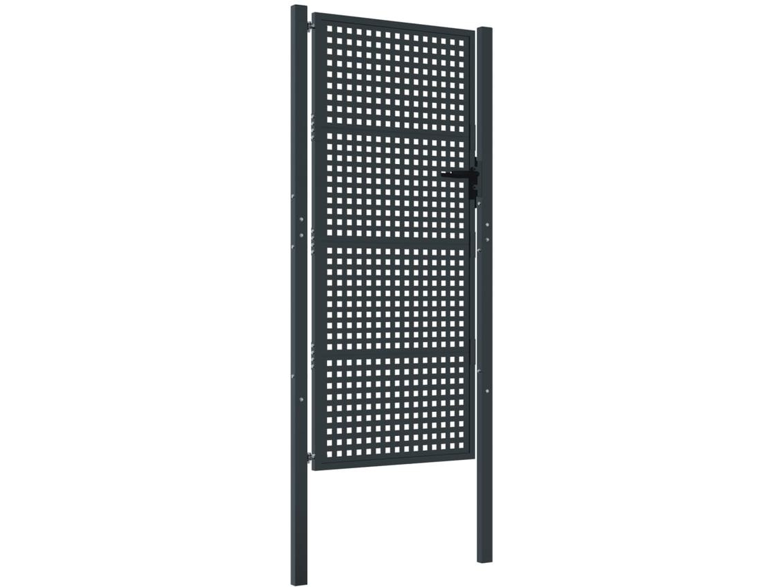 Garden Gate, Garden Gates Vidaxl Antracite Aço (100 X 200 Cm)