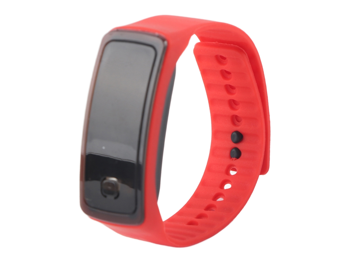 Reloj Led Deportivo Com Pulseira De Silicone Mostrador Digital 12h Tela Eletrônica