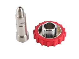 Adaptador de Enchimento Co2 Rosca G5/8 para 7/16 20 Conexão Aço Inoxidável S/MARCA