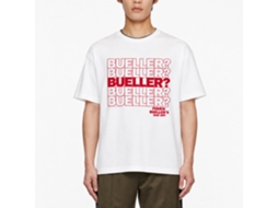 Rockinstone Ferris Bueller's Day Off Beuller Repeat White Adult T-shirt Size:s