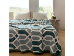 Manta de Flanela Estampada Fansu Microfibra Grossa Quente Fofa e Macia para Outono Inverno Colcha Quarto Sofá
