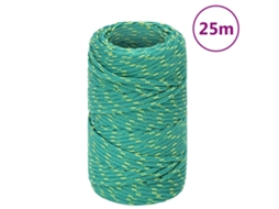 Vidaxl Corda De Barco 2 Mm 25 M Polipropileno Verde