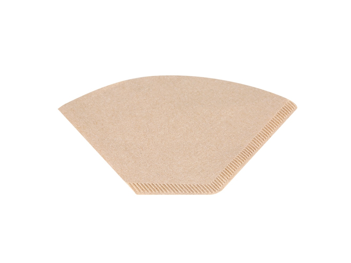 Lurelia Filtros De Café, Não Branqueados, Cónicos, 40 Filtros, Cor Natural