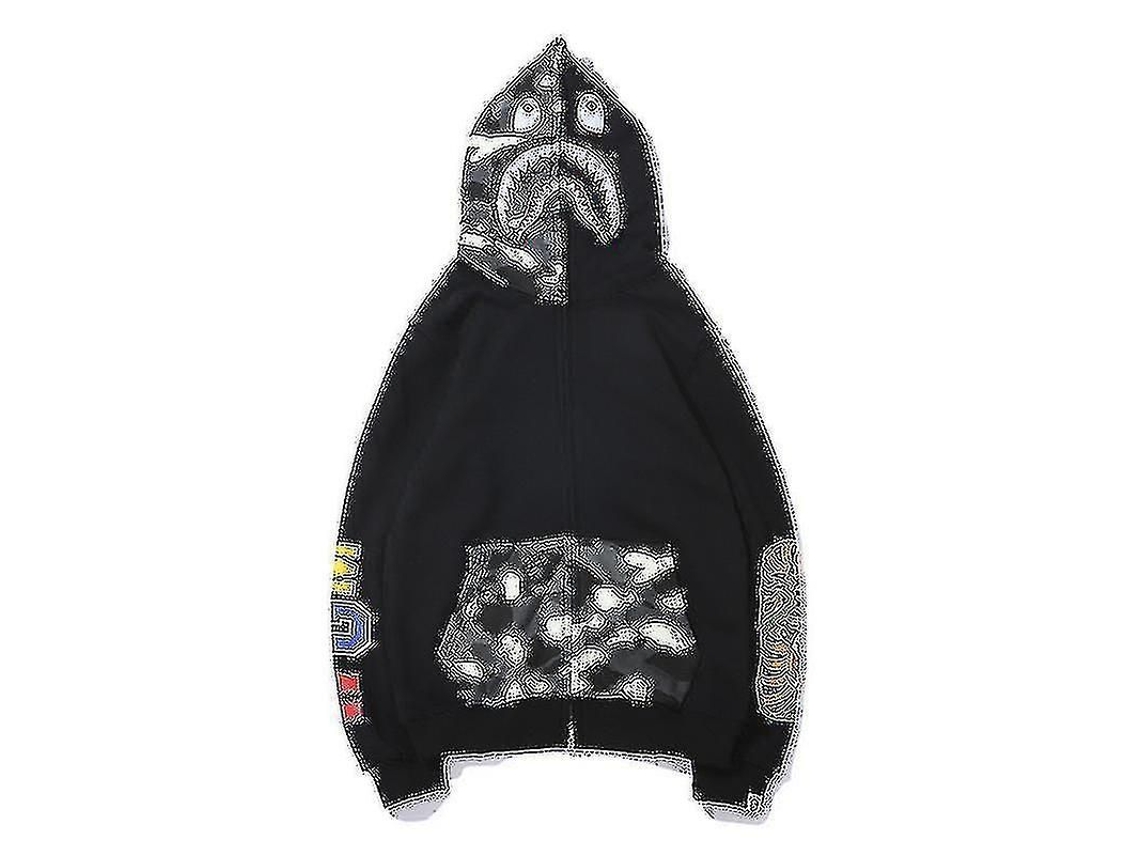 2026 sudadera com Capuz de Camuflagem Solta e Zíper para Menino