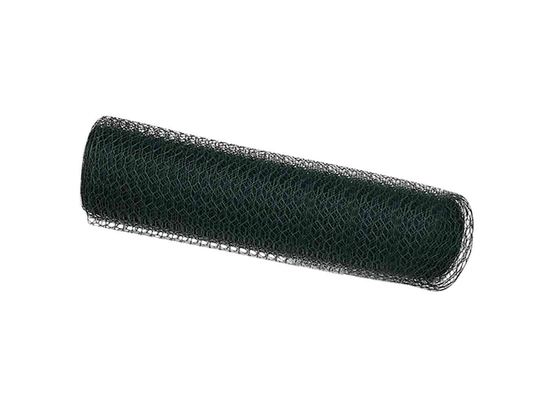 Conjunto 1 Cerca Hexagonal Vidaxl Verde Pvc (0,5 X 100 M)