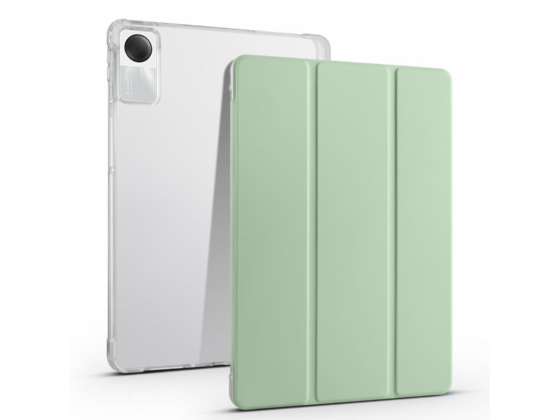 Capa Protetora Para Tablet, Doverde Matcha - Xiaomi Poco Pad 12,1 Polegadas 2024 Com Compartimento Para Caneta À Direita
