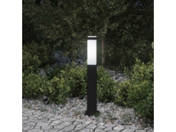 Vidaxl Luminária De Poste 50 Cm Preta Ip44