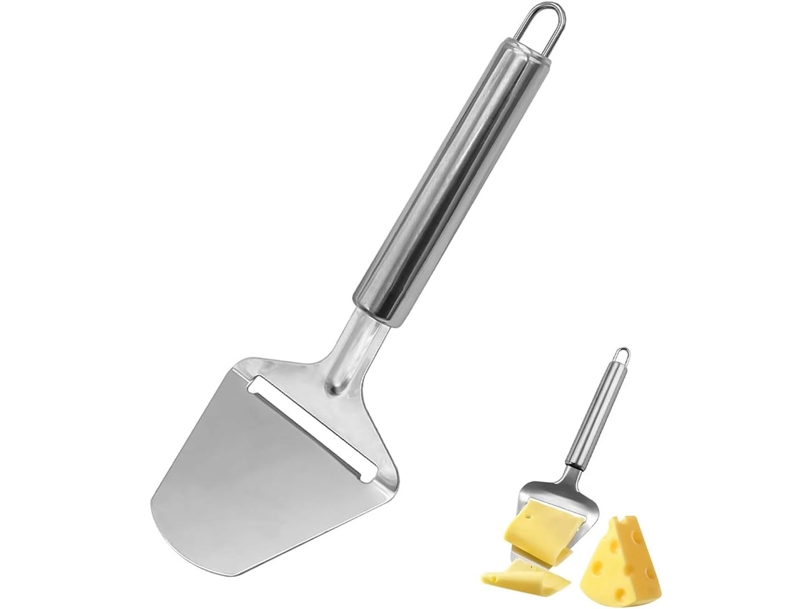 Ralador De Queijo Manual Em Aço Inoxidável Para, Frutas Cítricas E Vegetais Duros, Cor Prata, 22 X 7, 5 Cm