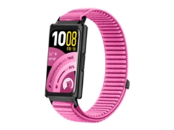 Nylon Trançado Para Huawei Band 11/11 Pro,respirável, Fecho Rápido, Ajustável Rosa Hexinyigjly