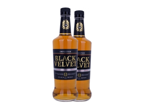 Whisky Blended BLACK VELVET Canadian (1 L - 2 Unidades)