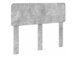 Cabeceira Cinzento com Cabeceira Madeira Processada 135 cm MAISON EXCLUSIVE