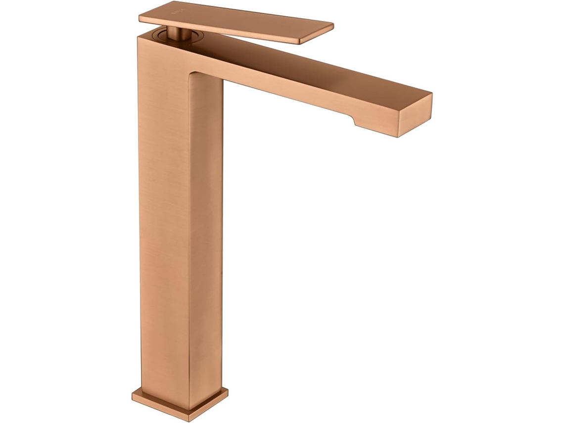 Torneira Monocomando de Bica Alta para Lavatório em Latão Cobre MICE COLLECTION