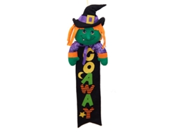 1 Peça de Porta de Festa de Halloween Pendurada para Decoração de Halloween ALLINLESS