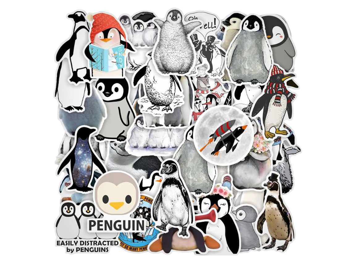 Pacote de Adesivos Pinguins NORTHIX