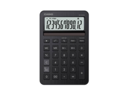 Calculadora de Secretária CASIO My Style Ms-200dq, 12 Dígitos, Preto