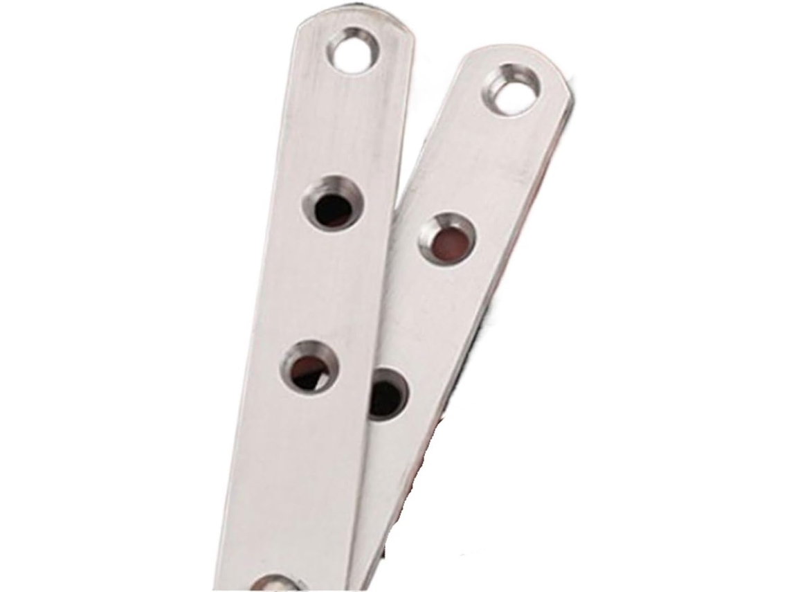 Conjunto De 10 Dobradiças Ocultas Aço Inoxidável Com Rotação 360