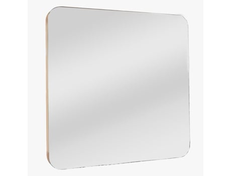 Espelho Timber Madeira 100x100cm Viva