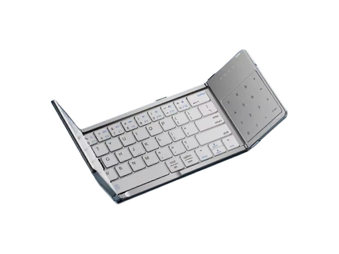 Teclado Dobrável Com Touchpad E Bluetooth, Teclado Sem Fio. Nostalgia88