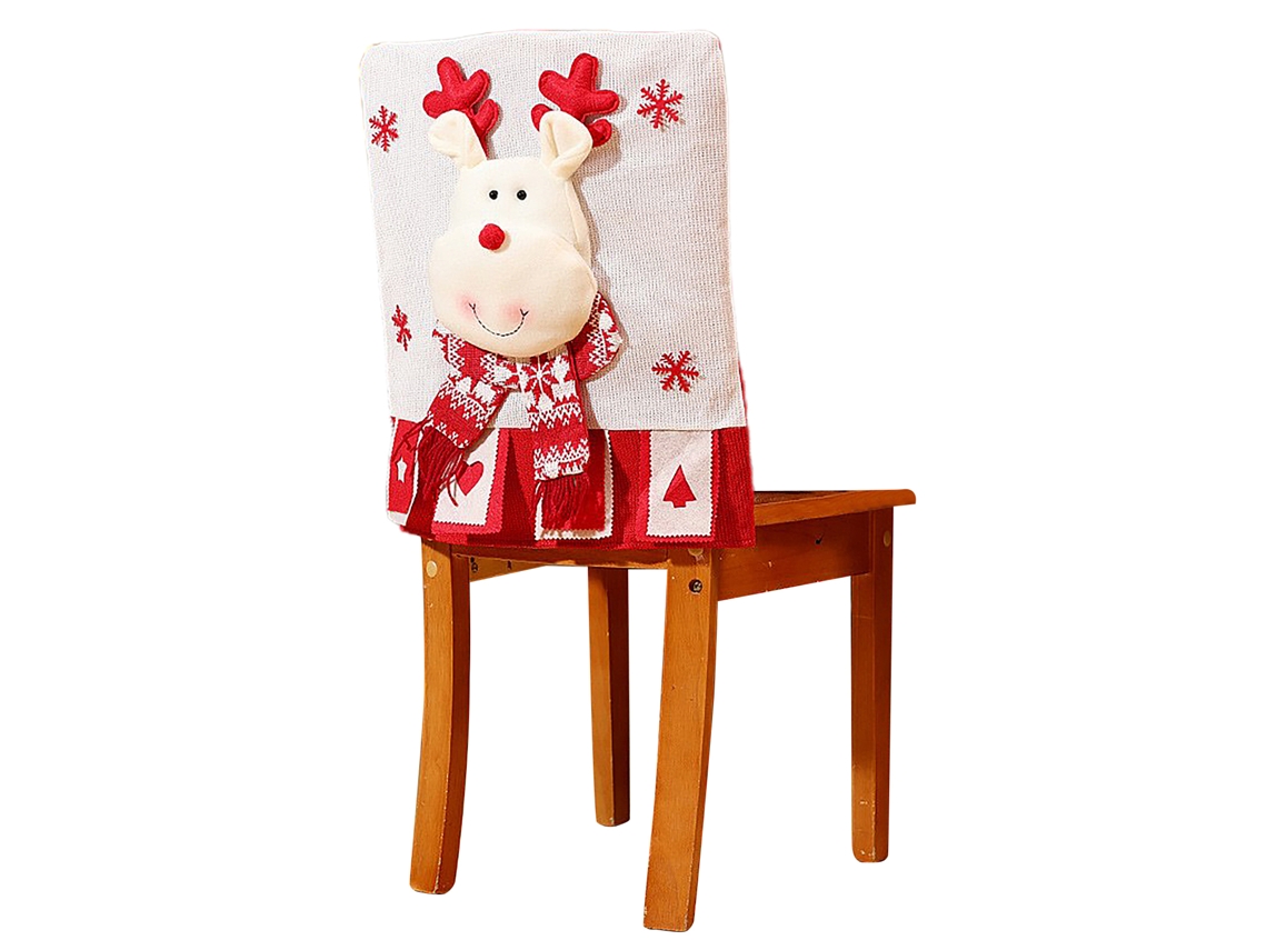 Capa De Natal Para Cadeira Laxiscreed Com Boneco De Neve E Desenho Festivo Em Tecido