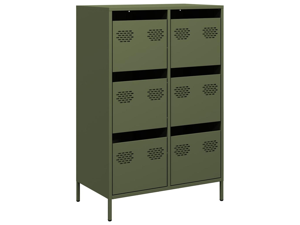 Highboard, Highboards Vidaxl Verde Metal (n/a)