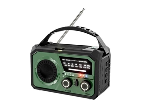 16000mah Rádio Meteorológico De Emergência Solar Manivela De Mão Zsanfs