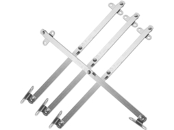 Conjunto De 4 Dobradiças Metal Para Suporte Armários, Práticas E