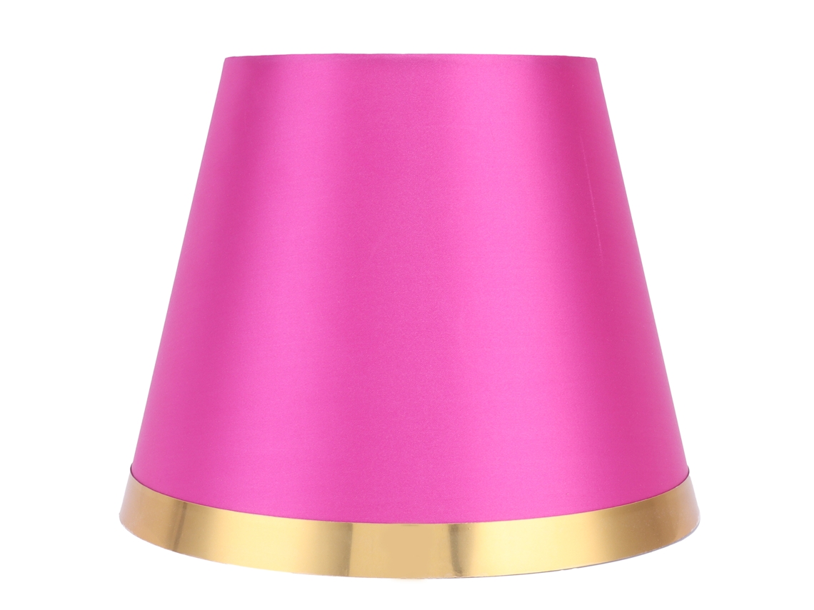 Abajur de Tecido Estilo Europeu Moderno para Lâmpada E27 Mesa Piso Decorativo Px131 Vermelho Rosa S/MARCA