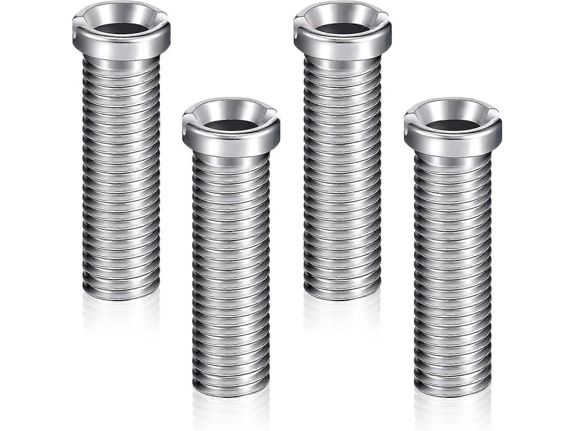 4 Peças De Cesto De Inox Para Pia, Com Parafusos E Dreno