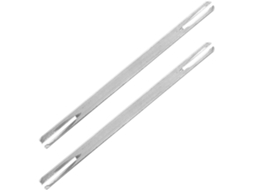 Barra De Eixo Substituição Da Maçaneta Porta 8x8x140mm 2 Peças Ferro Prateado