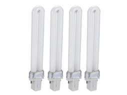 Lâmpada Tubular de Led Uv 2025 9w, Fonte Luz Dupla para Secagem Unhas. GOKOCO