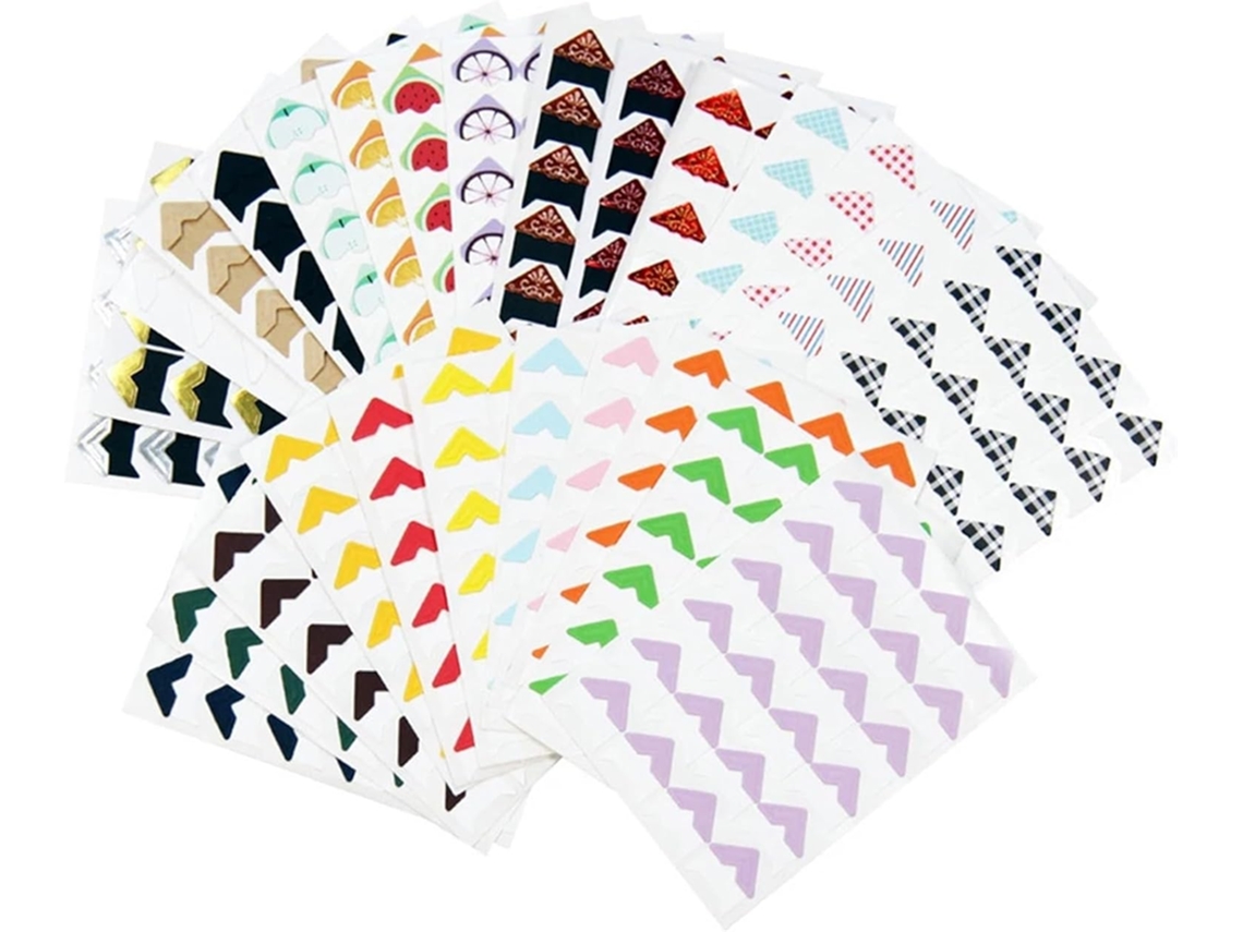 Lote De 50 Folhas De Autocolantes Para Moedas De Fotos - Coloridas - Para Loisirs Créatifs - Para Scrapbooking