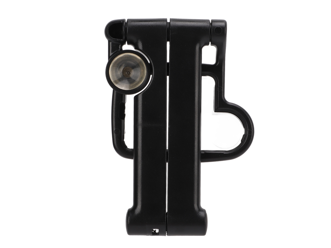 Lupa dobrável TH-5002 com ventosa, mini lupa de acrílico, ampliação de 3x a 10x para leitura.