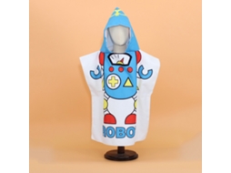 Mali toalha de Banho Infantil com Capuz Fofa Algodão Secagem Rápida 60x120cm Astronauta